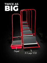 Comparison chart showing different features and sizes of the Sticker Burr Roller 2.0 models.