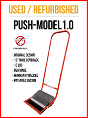 Used PUSH 1.0 Sticker Burr Roller has been renewed and is ready for burr removal work.