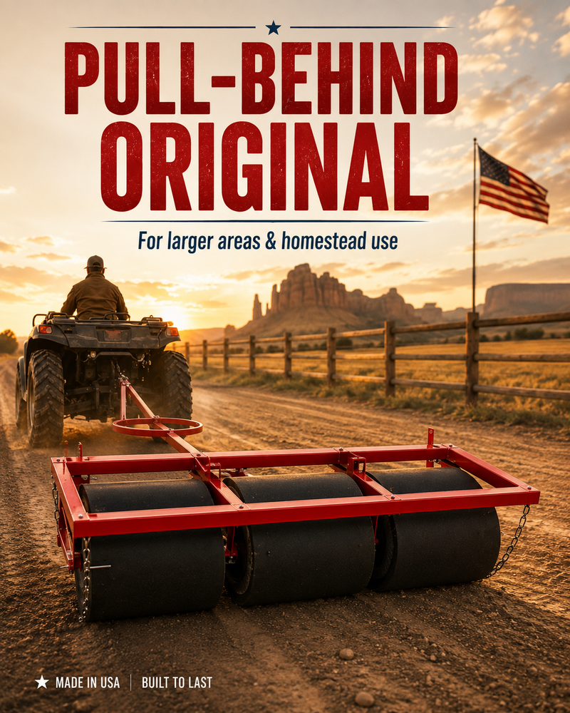 Pull-Behind Original Burr Roller