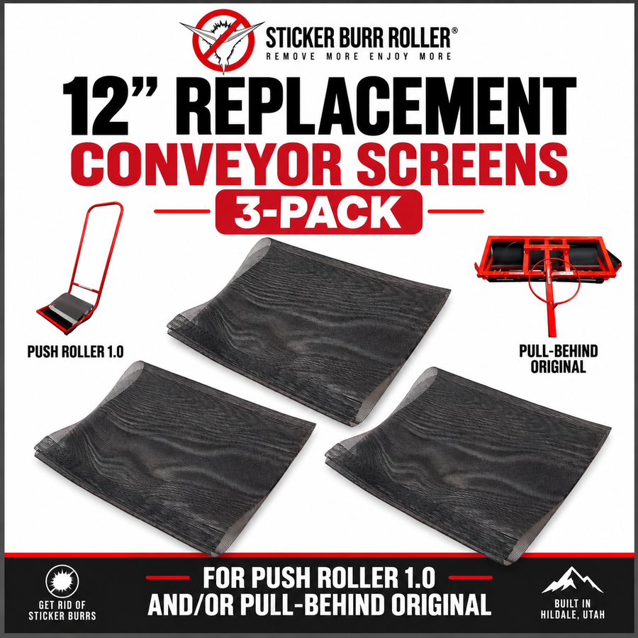 Conveyer Screen 3-Pack for Push Model 1.0 and Pull-Behind Original