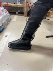 Sticker Burr Boot accessory, a specialized protective cover for outdoor cleanup.