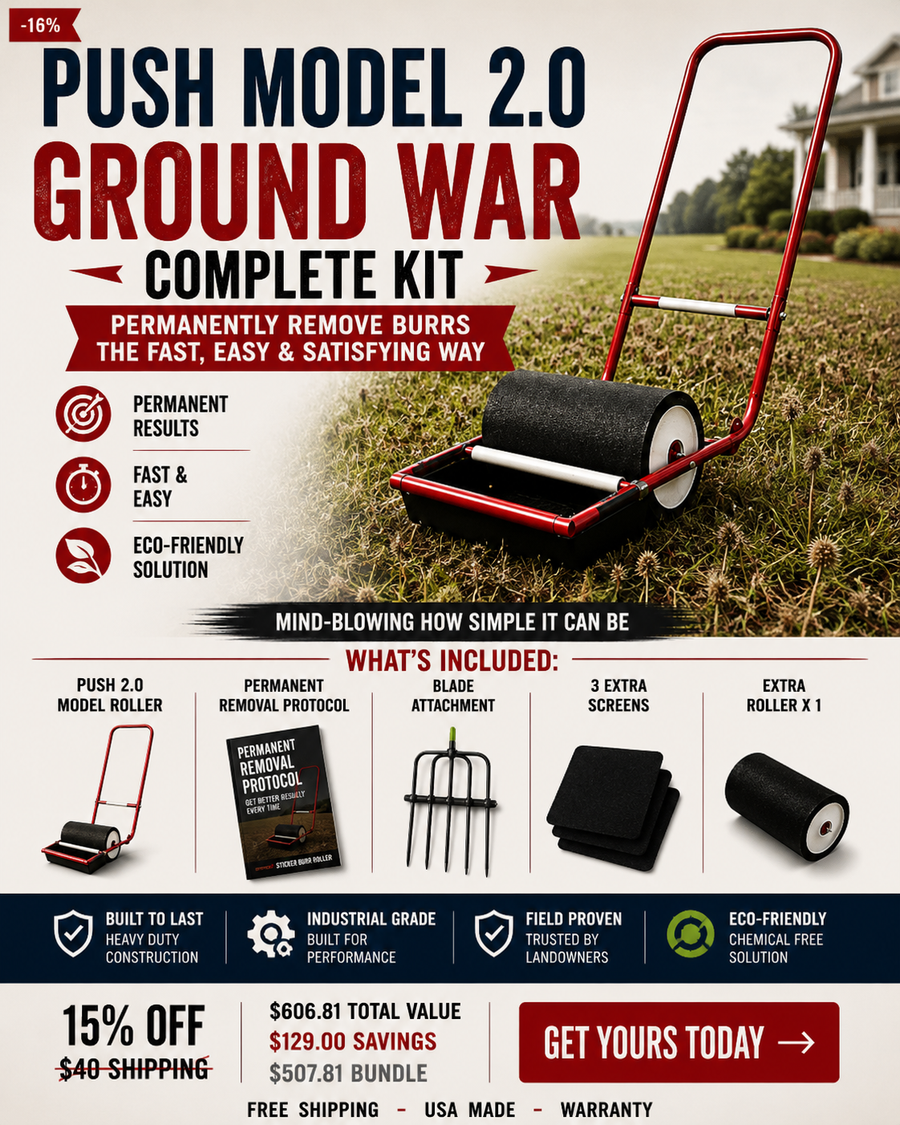 Ground War Combo 2.0 — Complete Push 2.0 Burr Removal System