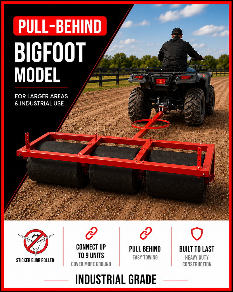 Pull-Behind BIGFOOT Industrial Model – Heavy-Duty Use – Sticker
